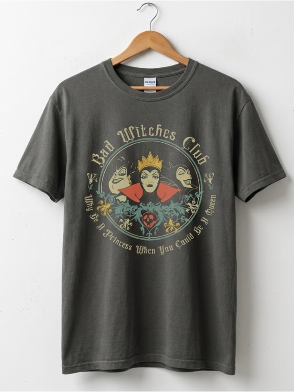 Ursula Maleficent Evil Queen Vintage Halloween Disney Park Vacation Top